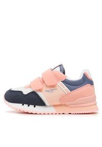 Pepe Jeans Sneakersy London Basic Gk PGS30565 Różowy. Kolor: różowy. Materiał: skóra #5
