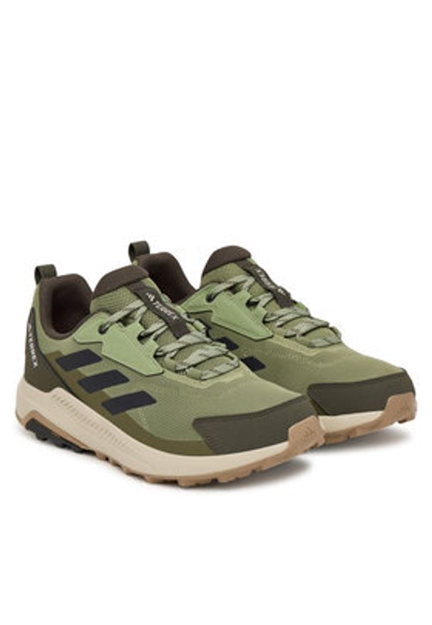 Adidas - adidas Trekkingi Terrex Anylander JR6599 Khaki. Kolor: brązowy. Materiał: materiał. Model: Adidas Terrex. Sport: turystyka piesza