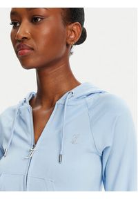 Juicy Couture Bluza Ola JCWAS125310 Błękitny Slim Fit. Kolor: niebieski. Materiał: bawełna #4