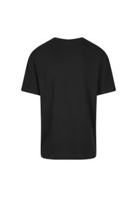 Urban Classics - T-shirt Męski Prążkowana Oversized. Kolor: czarny. Materiał: prążkowany. Sport: turystyka piesza