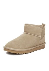 DeeZee Śniegowce E1 TECHNOLOGY DZ-81 Khaki. Kolor: brązowy. Materiał: materiał