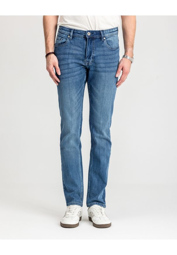 MARCUS - Męskie Spodnie Jeansowe Marcus Felix 2211 Urban Blue Used 14-200296