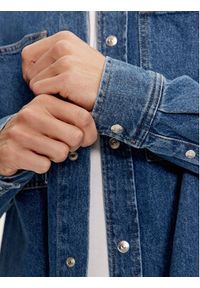 Calvin Klein Jeans Koszula jeansowa J30J326836 Niebieski Regular Fit. Kolor: niebieski. Materiał: bawełna #4