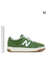 New Balance Sneakersy GSB480SA Zielony. Kolor: zielony. Materiał: zamsz, skóra #5