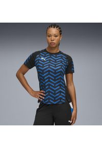 Puma - Damska koszulka piłkarska individualBLAZE PUMA. Kolor: niebieski, czarny, biały, wielokolorowy. Sport: piłka nożna