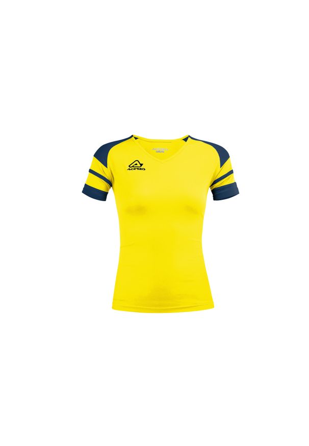 ACERBIS - Koszulka dziewczęca Acerbis Kemari. Kolor: żółty, niebieski, wielokolorowy. Materiał: materiał. Sport: piłka nożna