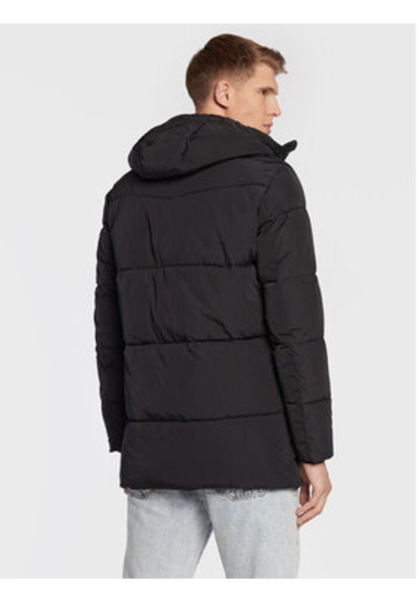 Save The Duck Kurtka zimowa D40786M NICK15 Czarny Regular Fit. Kolor: czarny. Materiał: syntetyk. Sezon: zima