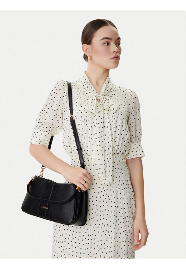 Liu Jo Torebka AA6107 E1109 Czarny. Kolor: czarny. Materiał: skórzane