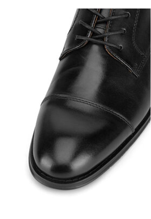 Gino Rossi Półbuty FABIO-05 124AM Czarny. Kolor: czarny. Materiał: skóra