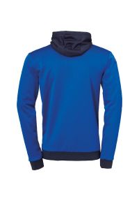 UHLSPORT - Kurtka Uhlsport Offense 23. Typ kołnierza: kaptur. Kolor: niebieski. Materiał: polar. Sport: fitness