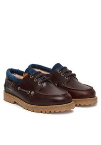 Replay - REPLAY Półbuty GWLA7.000.C0001L Brązowy. Kolor: brązowy. Materiał: skóra #2