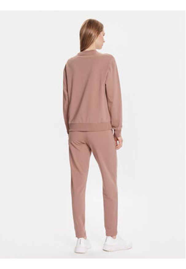 EA7 Emporio Armani Dres 7W000115 AF13135 U6108 Brązowy Regular Fit. Kolor: brązowy. Materiał: bawełna