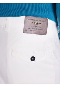 Aeronautica Militare Spodnie materiałowe 231PA1518CT3071 Biały Regular Fit. Kolor: biały. Materiał: materiał, bawełna #2