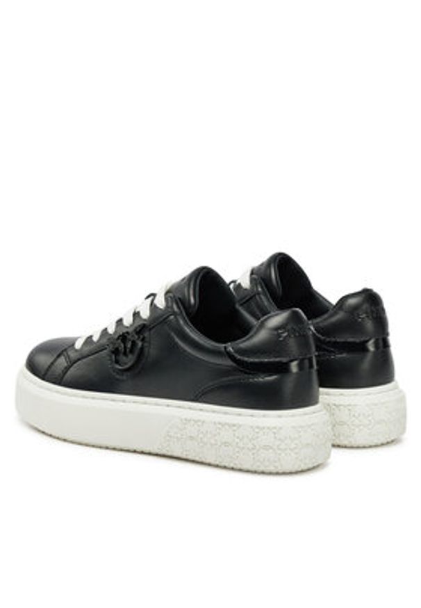 Pinko - PINKO Sneakersy Yoko 12 SS0071P001 Czarny. Kolor: czarny. Materiał: skóra