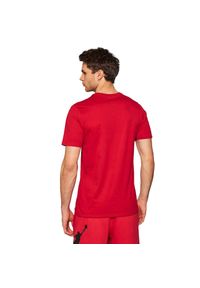 Jordan - T-shirt Nike Mj Jumpman Air Embroidered Tee. Kolor: czerwony. Wzór: haft. Sport: koszykówka