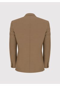 Pako Lorente - PAKO LORENTE – Jasnobrązowa garniturowa marynarka męska z wełną. Kolor: brązowy. Materiał: wełna. Styl: elegancki #6