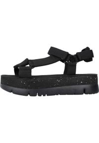Camper - Sandały CAMPER 004 ORUGA Czarny. Kolor: czarny. Materiał: tkanina. Sezon: lato