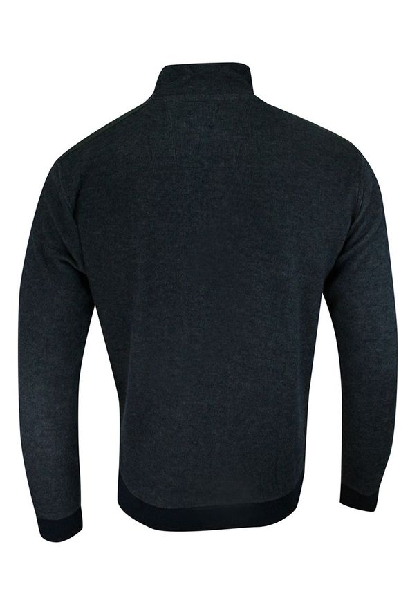 Szary sweter Pako Jeans klasyczny, bez kaptura