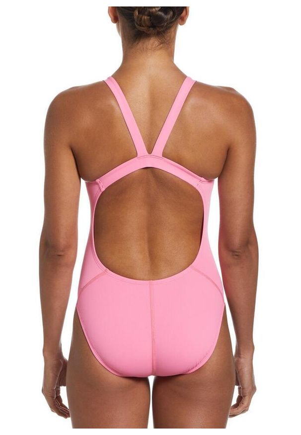 Strój Kąpielowy Nike Hydrastrong Solid Fastback – Różowy – Rozmiar 38. Kolor: różowy