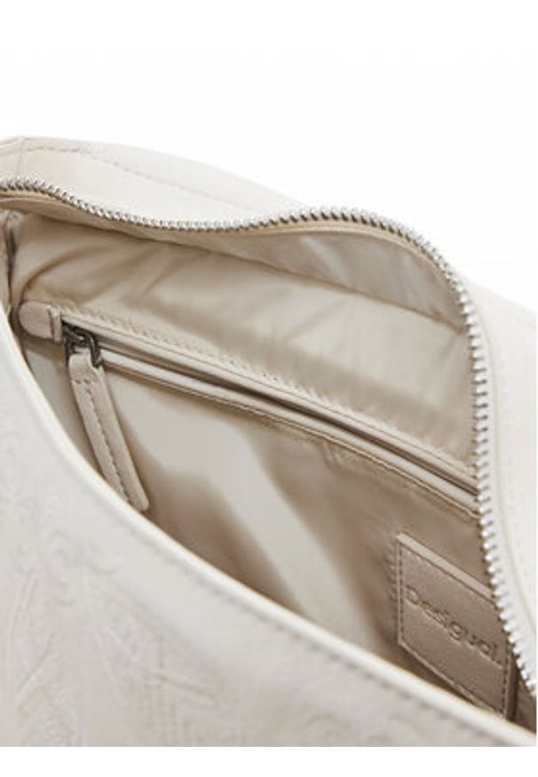 Desigual Torebka Dejavu Posadas 25SAXPAA Écru. Materiał: skórzane