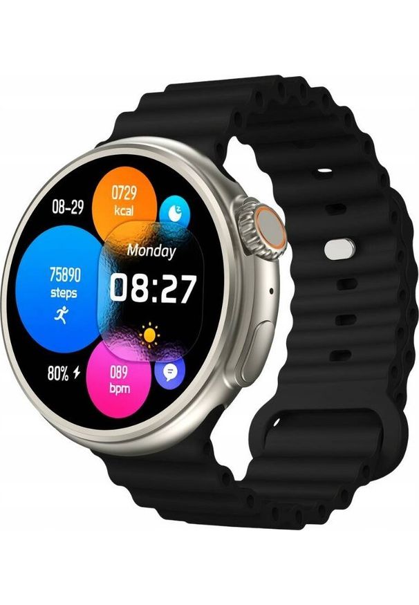 Smartwatch Yaxo Oxnard Czarny. Rodzaj zegarka: smartwatch. Kolor: czarny