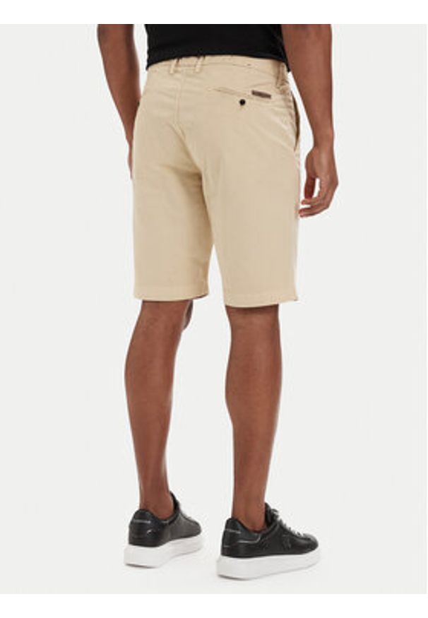 Karl Lagerfeld - KARL LAGERFELD Szorty materiałowe 265320 562802 Beżowy Regular Fit. Kolor: beżowy. Materiał: bawełna