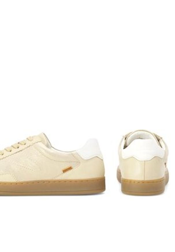 Lasocki Sneakersy WI16-DELECTA-02 Beżowy. Kolor: beżowy. Materiał: skóra