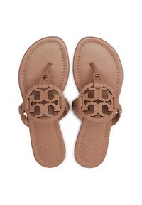Tory Burch Japonki Miller 21168647 Beżowy. Kolor: beżowy. Materiał: skóra #5