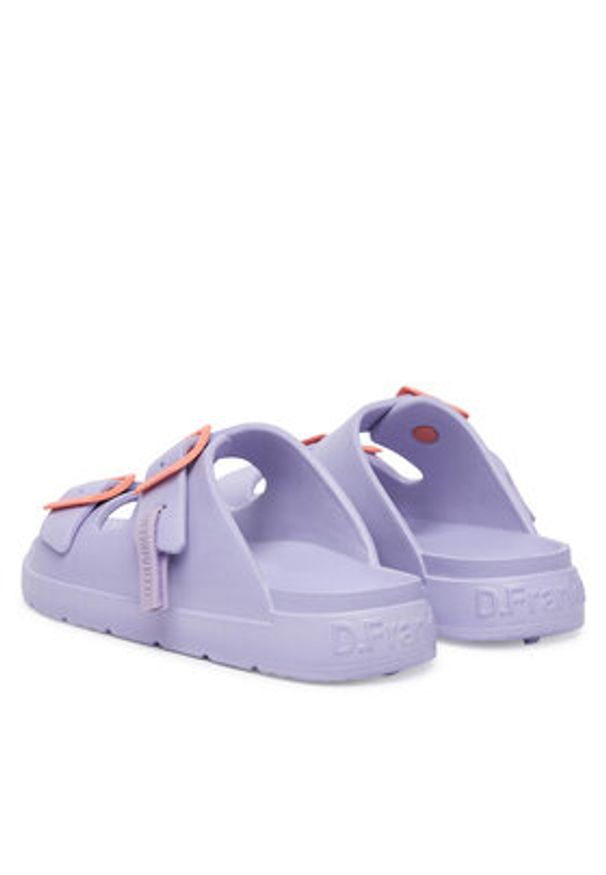 D.Franklin Klapki Vibe Foam 2 DFSH413005 Fioletowy. Kolor: fioletowy. Materiał: syntetyk