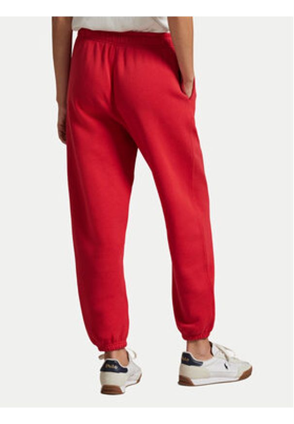 Polo Ralph Lauren Spodnie dresowe 211971700007 Czerwony Tapered Fit. Kolor: czerwony. Materiał: bawełna