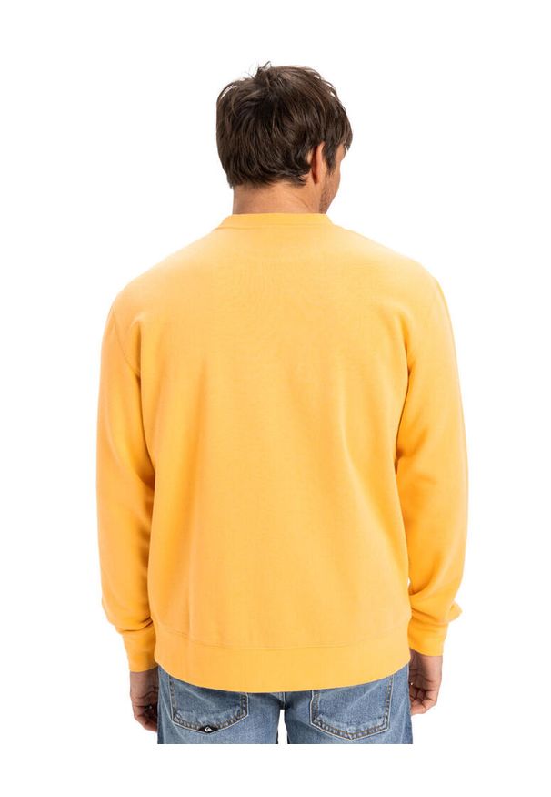 Quiksilver - Bluza z okrągłym dekoltem dla Mężczyzn SALT WATER Pomarańczowy. Kolor: pomarańczowy, wielokolorowy, żółty. Materiał: poliester, bawełna. Długość: długie