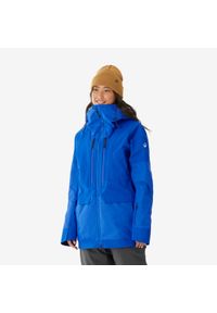 WEDZE - Kurtka snowboardowa damska Wedze SNB 900. Kolor: niebieski. Materiał: materiał. Sezon: zima. Sport: snowboard