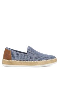 Rieker Espadryle L7873-12 Niebieski. Kolor: niebieski