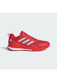 Adidas - Buty Novaflight 2 Indoor. Kolor: czerwony, biały, wielokolorowy. Materiał: materiał. Sport: siatkówka