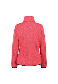 Polar damski CMP Haze Jacket. Kolor: czerwony. Materiał: polar. Sport: turystyka piesza #2