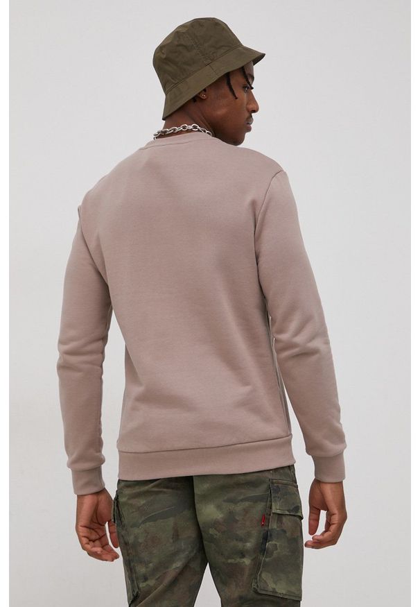 adidas Originals Bluza bawełniana męska kolor beżowy melanżowa. Okazja: na co dzień. Kolor: beżowy. Materiał: bawełna. Wzór: melanż. Styl: casual