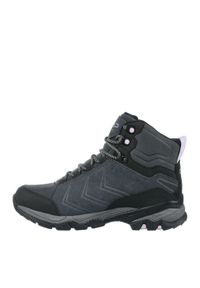 Buty trekkingowe damskie CMP MELNICK MID zamszowe wodoodporne. Kolor: czarny, szary, wielokolorowy. Materiał: zamsz