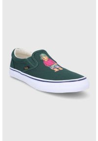 Polo Ralph Lauren - Tenisówki. Nosek buta: okrągły. Kolor: zielony. Materiał: guma #2