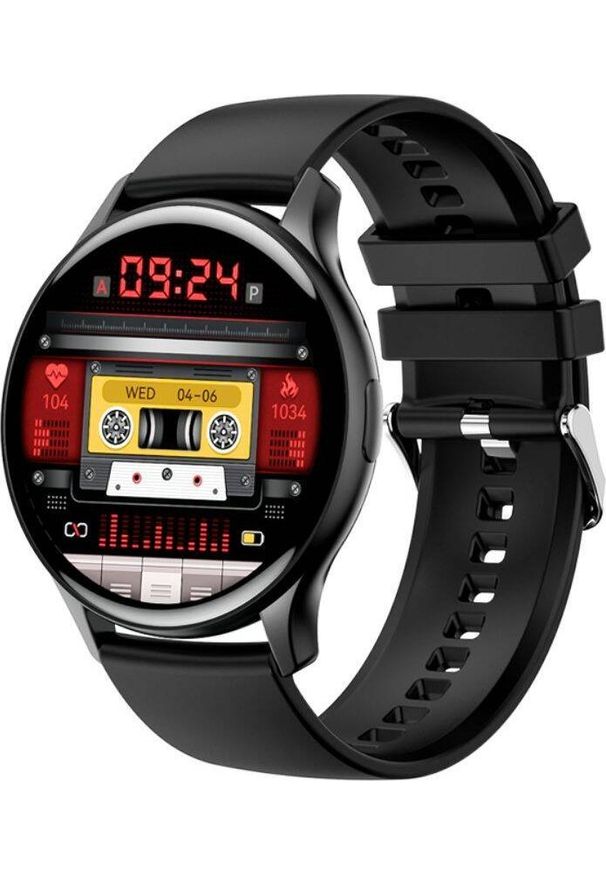 Smartwatch Rubicon RNCF11 Czarny. Rodzaj zegarka: smartwatch. Kolor: czarny