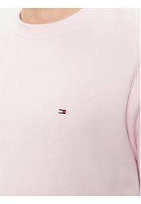 TOMMY HILFIGER - Tommy Hilfiger Bluza Flag Logo MW0MW32735 Różowy Regular Fit. Kolor: różowy. Materiał: bawełna #4