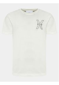 Richmond X T-Shirt Rached UMP24031TS Biały Regular Fit. Kolor: biały. Materiał: bawełna #7
