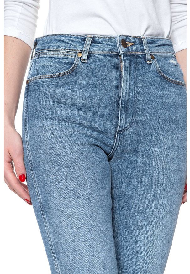 Wrangler - WRANGLER RETRO-SKINNY SPODNIE DAMSKIE VINTAGE NOISE W253WB058 112128002. Styl: retro, vintage