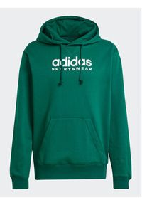 Adidas - adidas Bluza ALL SZN Fleece Graphic IJ9426 Zielony Loose Fit. Kolor: zielony. Materiał: bawełna #3