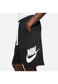 Spodenki Męskie Nike M Nk Club Alumni Hbr Ft Short. Kolor: czarny. Długość: krótkie. Sezon: lato