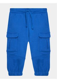 United Colors of Benetton - United Colors Of Benetton Spodnie dresowe 3J68GF034 Niebieski Regular Fit. Kolor: niebieski. Materiał: bawełna #1