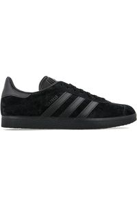 Adidas - Buty adidas Gazelle CQ2809 - czarne. Zapięcie: pasek. Kolor: czarny. Materiał: materiał, zamsz, syntetyk, guma, skóra. Szerokość cholewki: normalna. Wzór: paski. Model: Adidas Gazelle #1