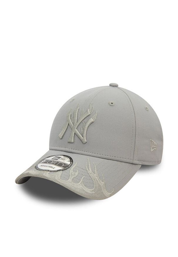 New Era Czapka z daszkiem Mlb Flame 9Forty 60565343 Szary. Kolor: szary. Materiał: bawełna, materiał