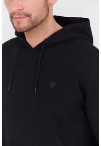 Guess - GUESS Czarna męska bluza Aldwin Hooded. Kolor: czarny #6
