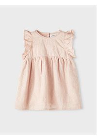 Name it - NAME IT Sukienka elegancka 13214227 Różowy Regular Fit. Kolor: różowy. Materiał: bawełna. Styl: elegancki #5