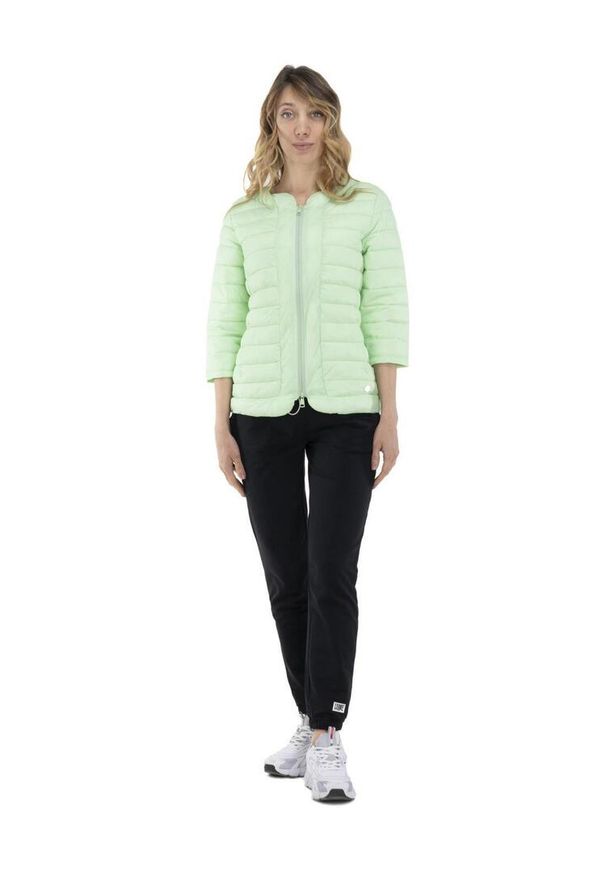 LEONE 1947 APPAREL - Podstawowa kurtka damska. Kolor: zielony. Materiał: tkanina. Sport: turystyka piesza